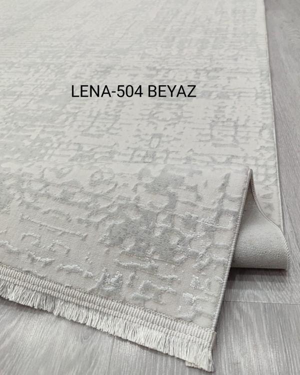 Decoser Lena Koleksiyonu Dokuma Halı DH504 Beyaz - Image 1