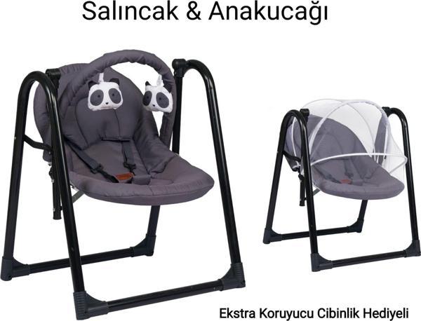 Pashababy lucca salıncak anakucağı kolik bebek salıncağı ev tipi salıncak - Image 1