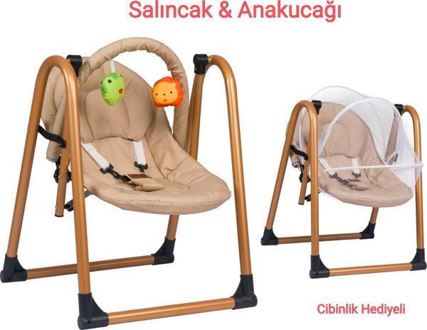 Pashababy lucca salıncak anakucağı kolik bebek salıncağı ev tipi salıncak - Image 1