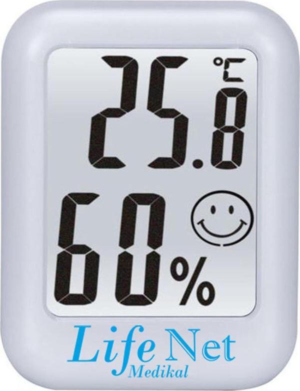 Life Net Medikal Dijital Termometre ve Nem Ölçer Htc-3 - Image 1