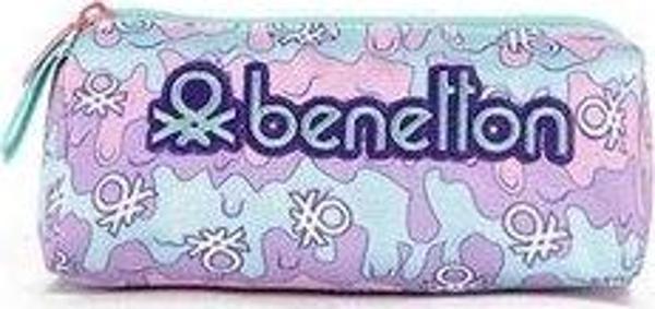 Benetton Tek Bölme Üçgen Kalem Çantası 03671 2023 - Image 1