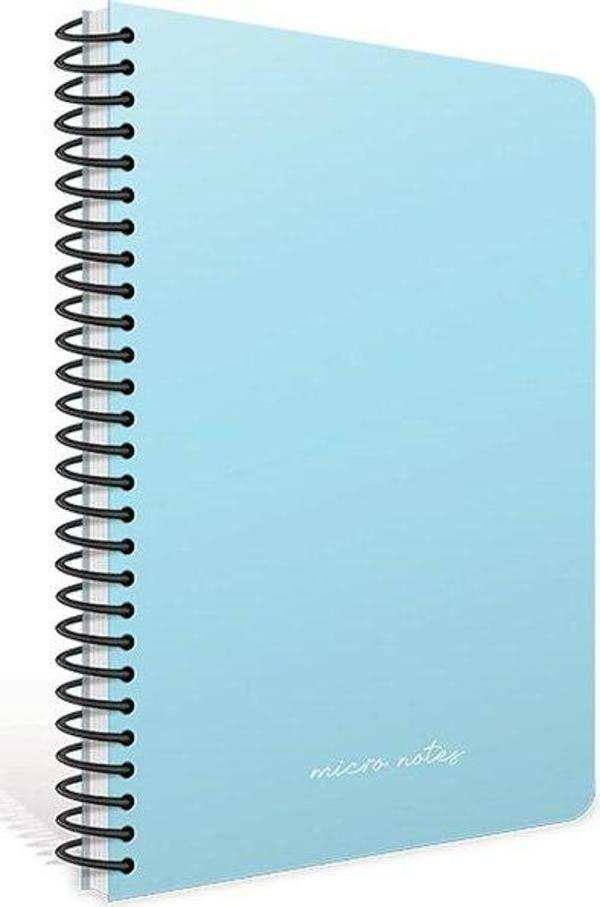 Gıpta Mıcro Notes Spiralli Sert Kapak Defter 17 x 24 100 Yaprak Çizgili - Image 1