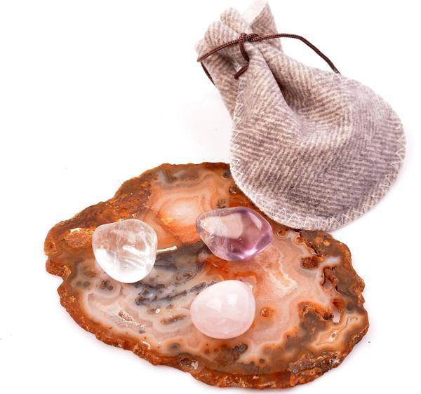Taş Sandığı Ametist - Pembe Kuvars - Kristal Kuvars Taşı Kütle - Image 1