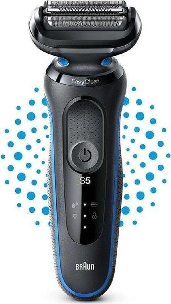 Braun Yeni Seri 5 B1000s AutoSense EasyClean EasyClick Islak ve Kuru Tıraş Makinesi - Image 1