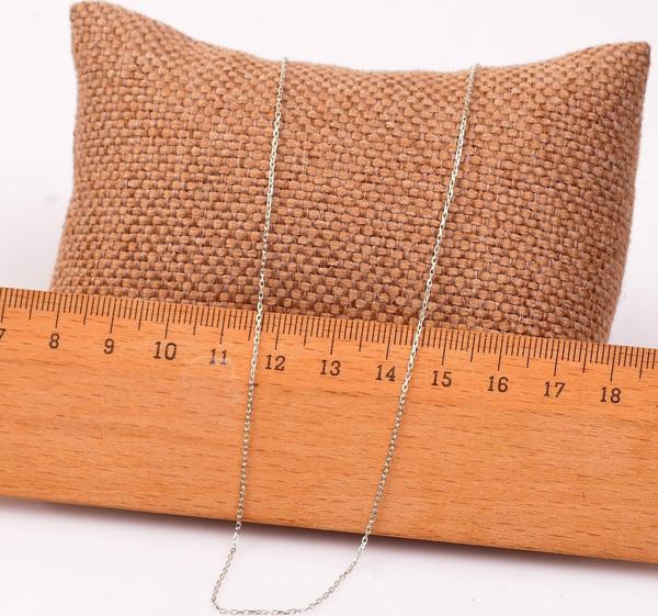 Taş Sandığı Gümüş zincir - 45 cm - Image 1
