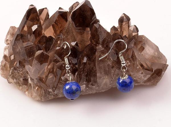 Taş Sandığı Lapis Lazuli Taşı Küpe - Image 1