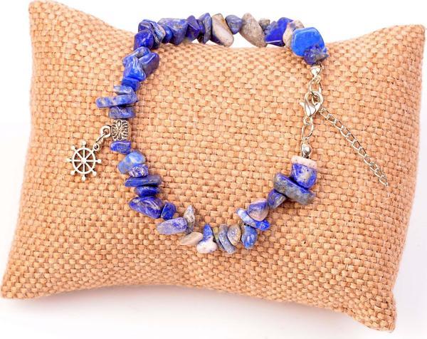 Taş Sandığı Lapis Lazuli Taşı Şekilsiz Bileklik - Image 1