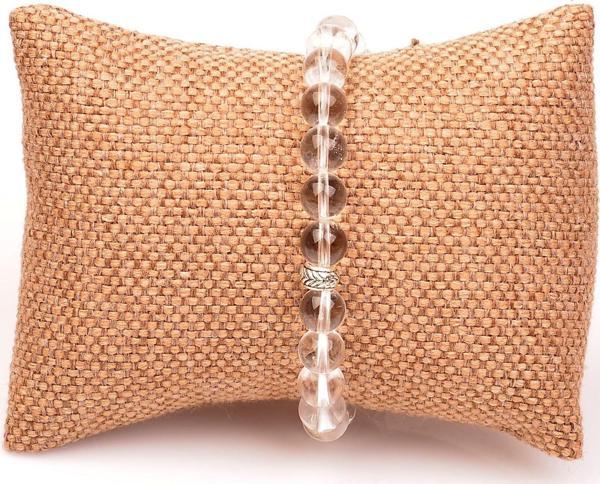 Taş Sandığı Kristal Kuvars Taşı Bileklik ( 8 mm ) - Image 1