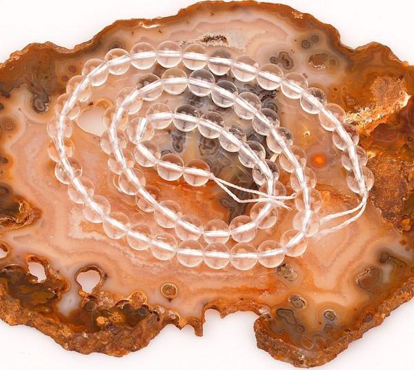 Taş Sandığı Kristal Kuvars Taşı Dizi ( 6 mm ) - Image 1