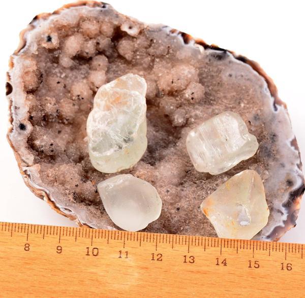Taş Sandığı Mavi Topaz Taşı İşlenmemiş Kütle - Açık Mavi - Image 1