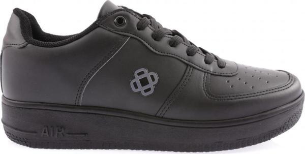 Erkek Bağcıklı Yüksek Taban Sneakers Ayakkabı Siyah Füme 2898233157 - Image 1