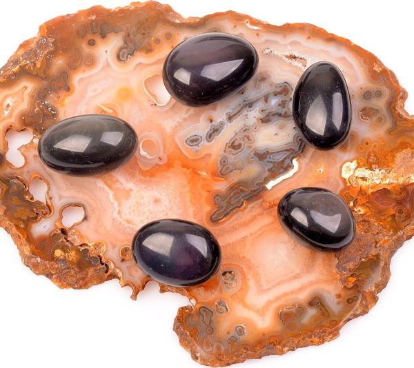 Taş Sandığı Obsidyen Taşı Kütle - Rainbow Obsidyen - Image 1