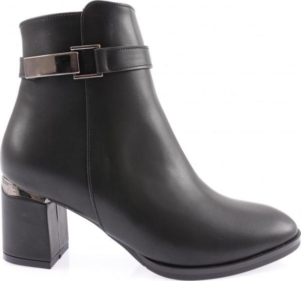 Dgn 408-190-22K Topuklu Tokali  Bayan Kisa  Bot - Image 1