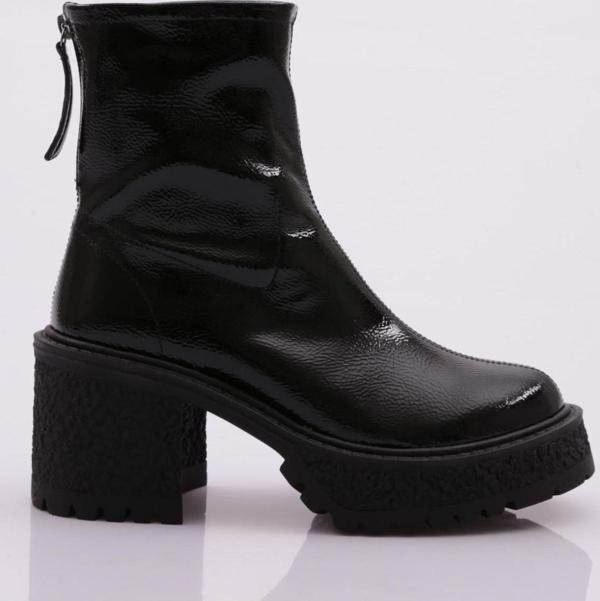 Dgn 6452-2027 Kadin  Kalin Taban Kalin Topuk Bot - Image 1