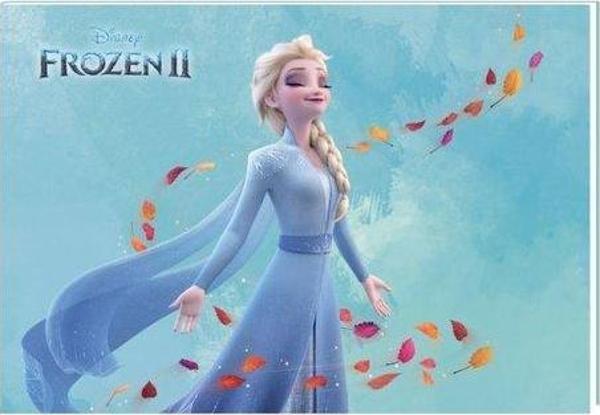 Frozen II 25*35 16 Yaprak PP Kapak  Tel Dikişli Resim Defteri - Image 1