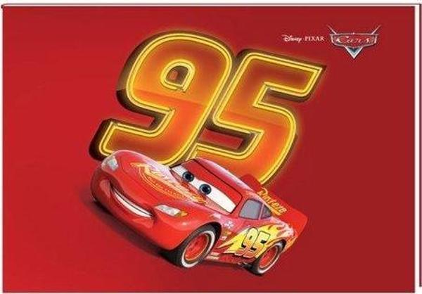 Cars 25*35 16 Yaprak PP Kapak  Tel Dikişli Resim Defteri - Image 1