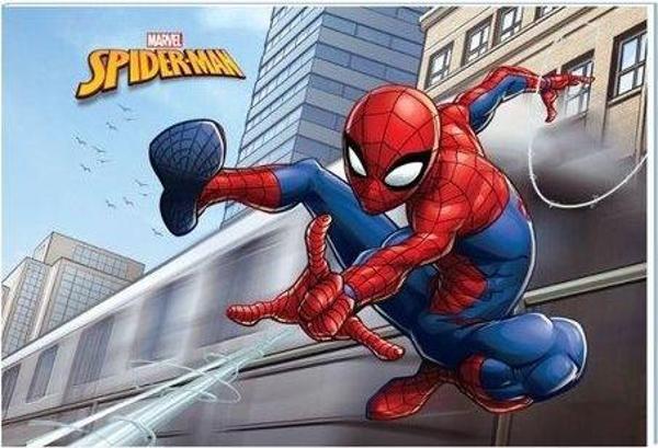 Spider-Man 25*35 16 Yaprak PP Kapak  Tel Dikişli Resim Defteri - Image 1