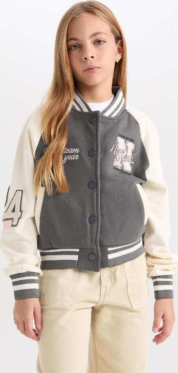 Defacto D3108A8 Kız Çocuk Sweatshirt - Image 1