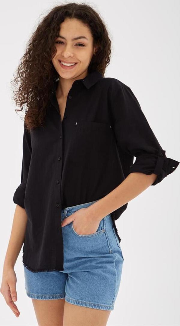 Fashion Friends 24Y0390K1 Kadın Etek Ucu Püsküllü Gömlek - Image 1