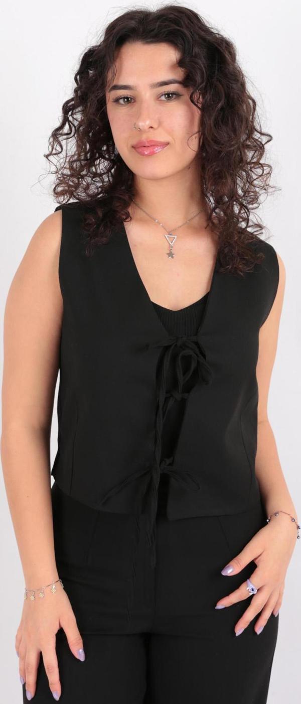 Hadise 6645 Önü Bağlamalı Yelek - Image 1