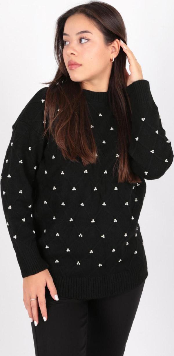 Fashion Friends 24K0348K1 Kadın İncili Tunik - Image 1