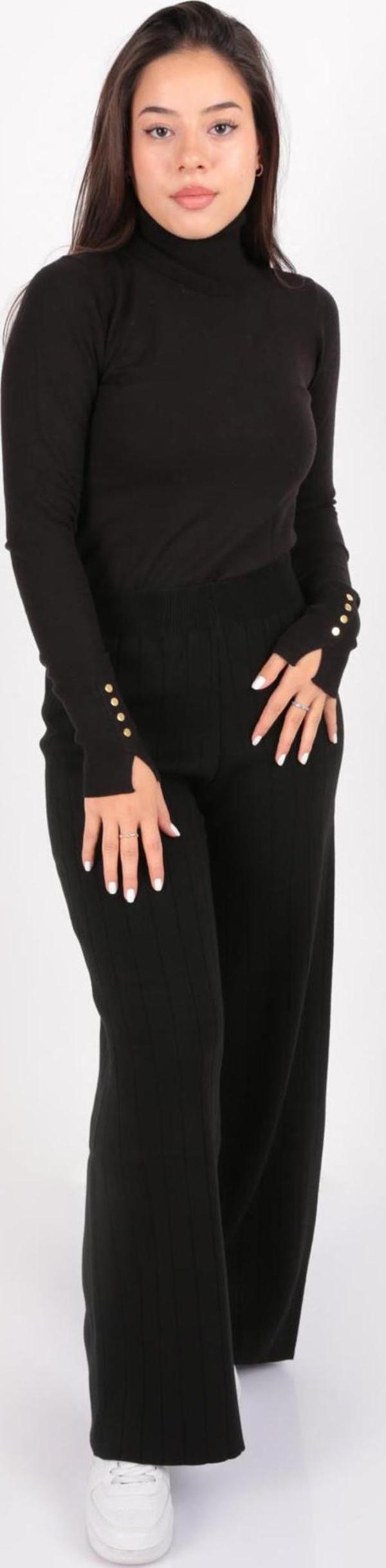 Fashion Friends 24K0231K1 Kadın Triko Pantolon - Image 1