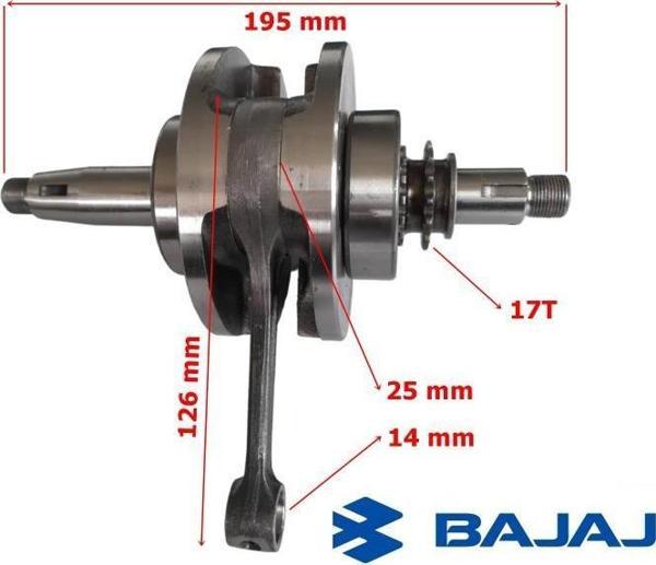 Bajaj Discover 150 Krank Komple Je531003 Orj - Image 1