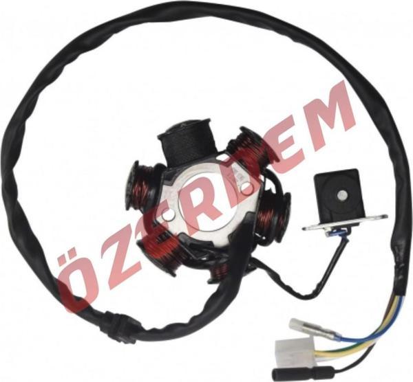 Scooter Statör 6 Lı 29-83-27X2D 6K İnce Soket - Image 1