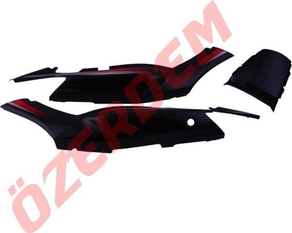 Honda Cbf Arka Granaj Siyah Ym (3 Parça) - Image 1