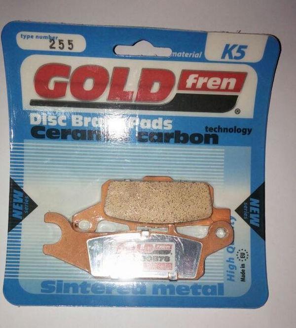 Gold Fren Balatası 255 K5 Fren Balatası Yamaha Yfm 550 700 Arka Sol - Image 1