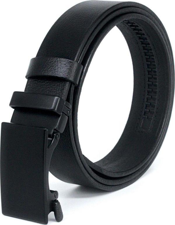 Livize Manda Derisi Otomatik Tokalı Deliksiz Erkek Kemeri - Image 1