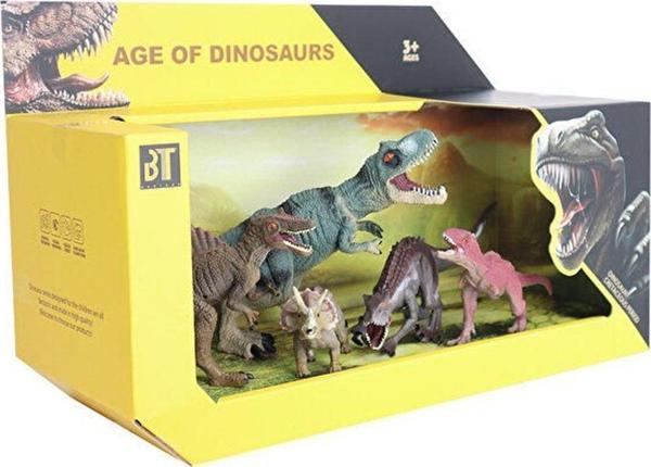 5 Dinozor Figürlü Dinozorların Dünyası Oyun Seti: Jurassic Macera Evinizde! - Image 1