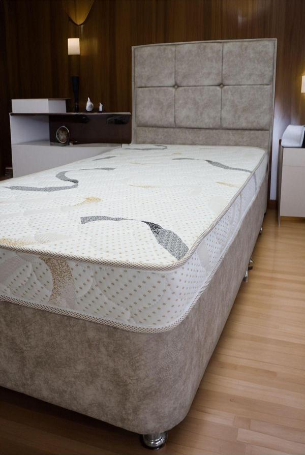 Pure Sleep 15 Cm Tek Kişilik Sünger Baza Yatağı, Unisex Full Ortopedik Yataklar, Lux Çocuk Baza Yatak - Image 1