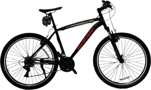 Bisan Leon Erkek Dağ Bisikleti 48Cm V 29 Jant 21 Vites Mat Siyah Kırmızı - Image 1