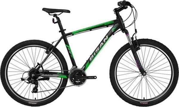 Bisan Mtx 7050 Erkek Dağ Bisikleti 48Cm V 27.5 Jant 21 Vites Mat Siyah Yeşil - Image 1