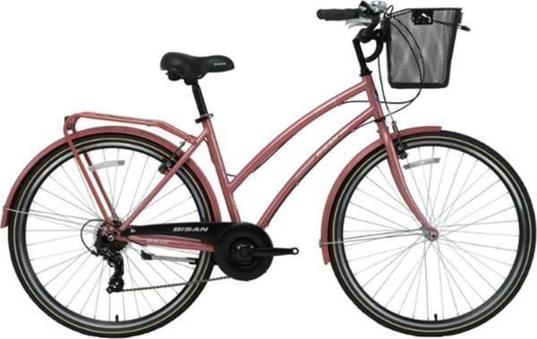 Bisan Serenity S - 28 Jant 19'' 48Cm Kadro Şehir Bisikleti - Pudra Pembe Siyah - Image 1