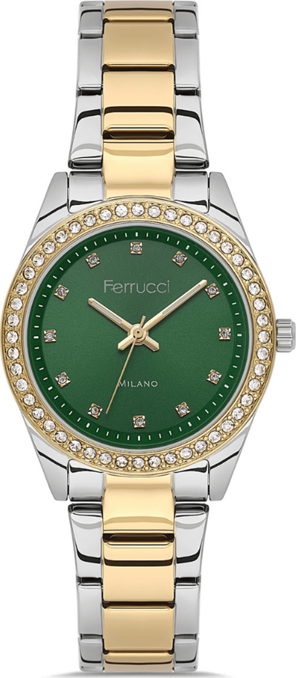 Ferrucci FER.03260M.05 Çelik Kordon Kadın Kol Saati - Image 1
