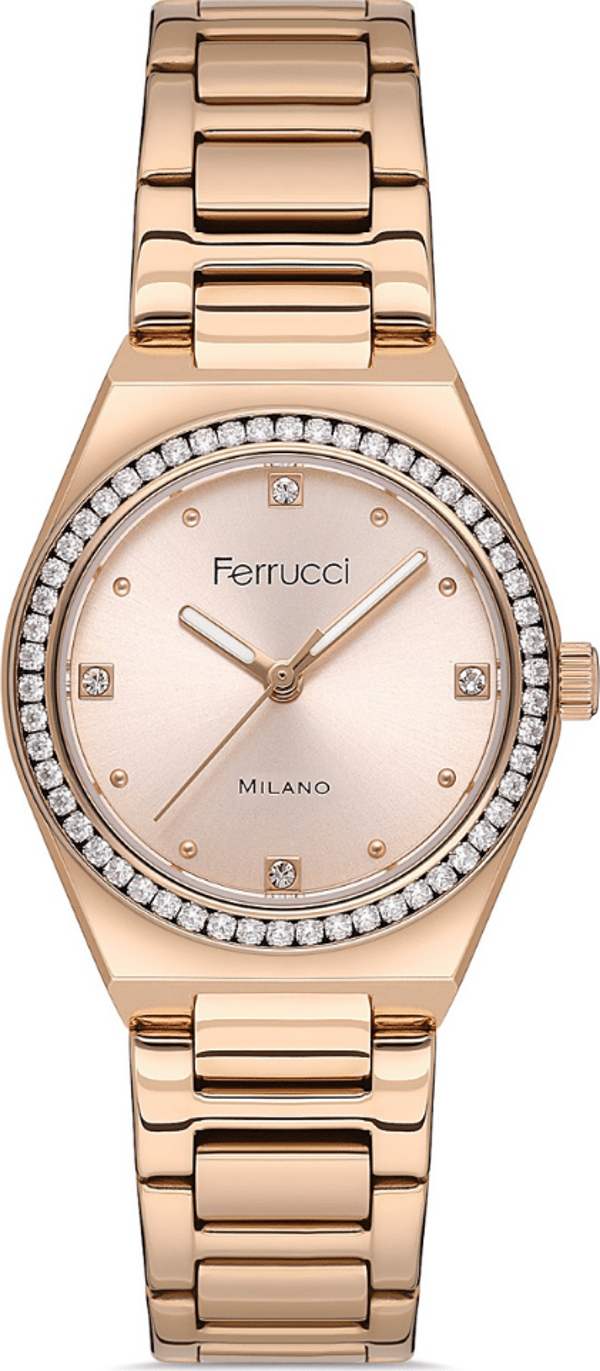 Ferrucci FER.03269M.02 Çelik Kordon Kadın Kol Saati - Image 1