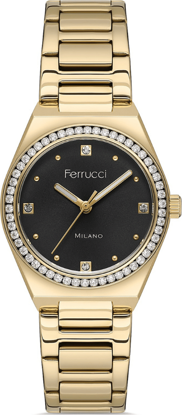 Ferrucci FER.03269M.08 Çelik Kordon Kadın Kol Saati - Image 1