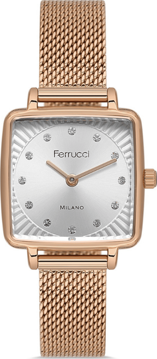 Ferrucci FER.03336H.02 Çelik Kordon Kadın Kol Saati - Image 1