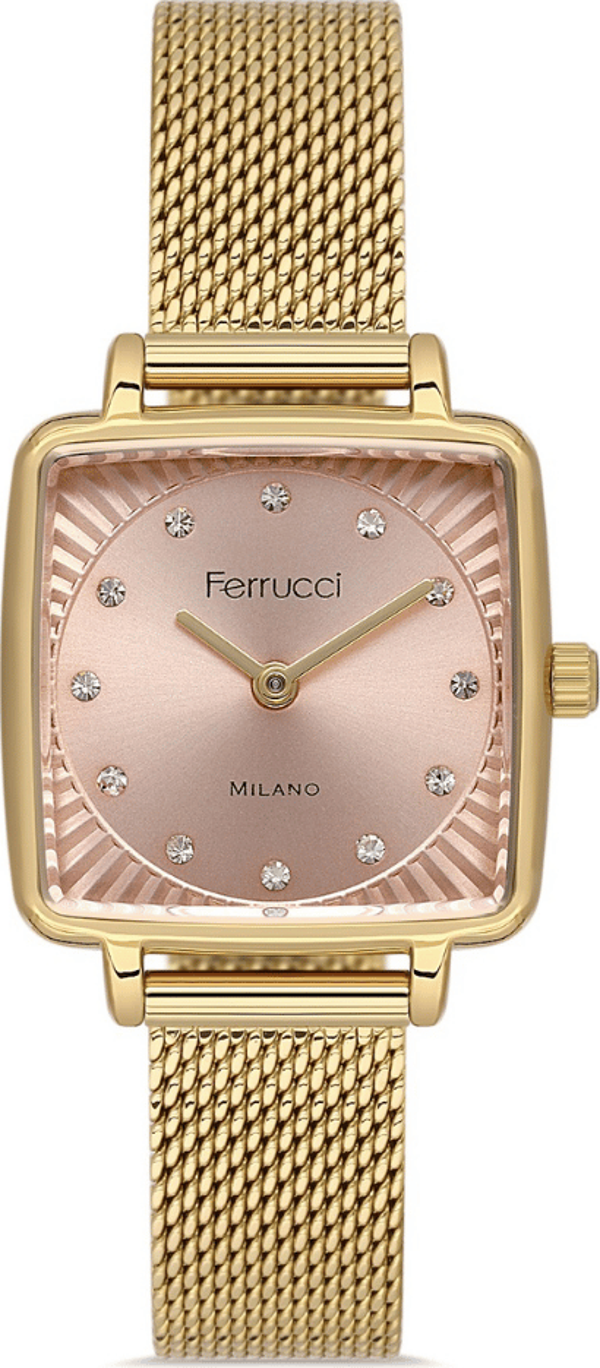 Ferrucci FER.03336H.05 Çelik Kordon Kadın Kol Saati - Image 1