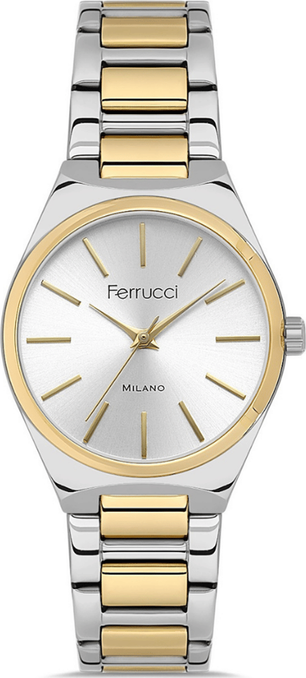 Ferrucci FER.03440M.04 Çelik Kordon Kadın Kol Saati - Image 1