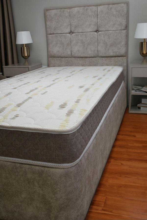 Pure Sleep 15 Cm Tek Kişilik Sünger Baza Yatağı, Unisex Full Ortopedik Yataklar, Lux Çocuk Baza Yatak - Image 1