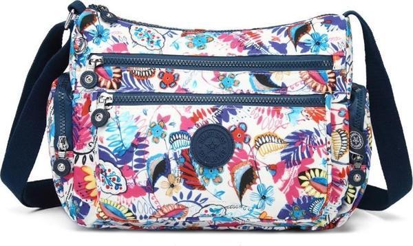 Krinkıl Kumaş Kadın Postacı Çantası Smart Bags 1115 Selva - Image 1