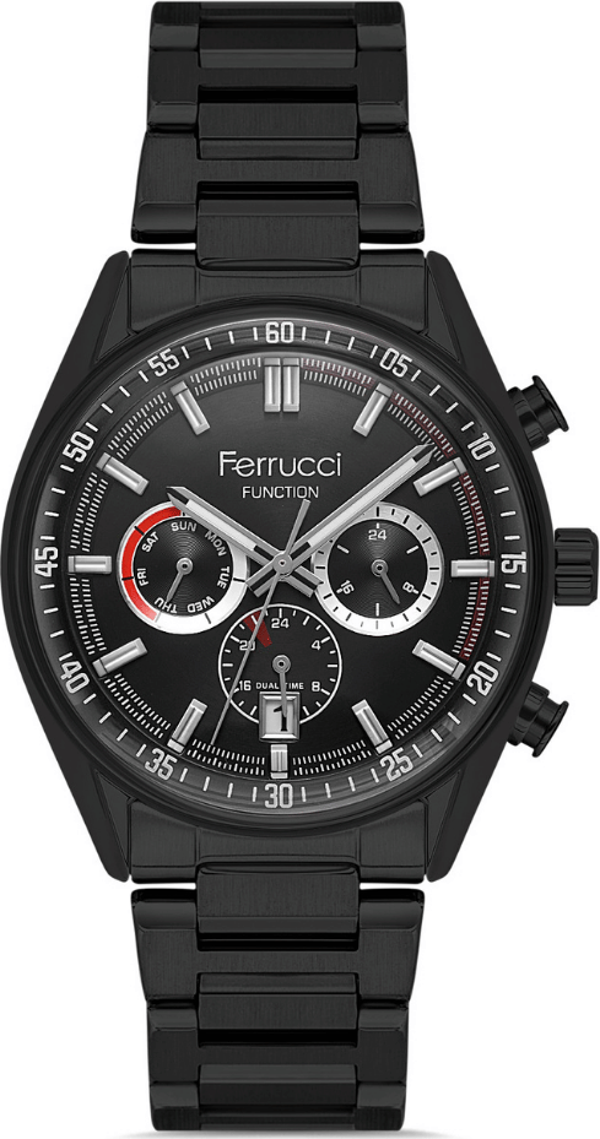 Ferrucci FER.03525M.04 Çelik Kordon Erkek Kol Saati - Image 1