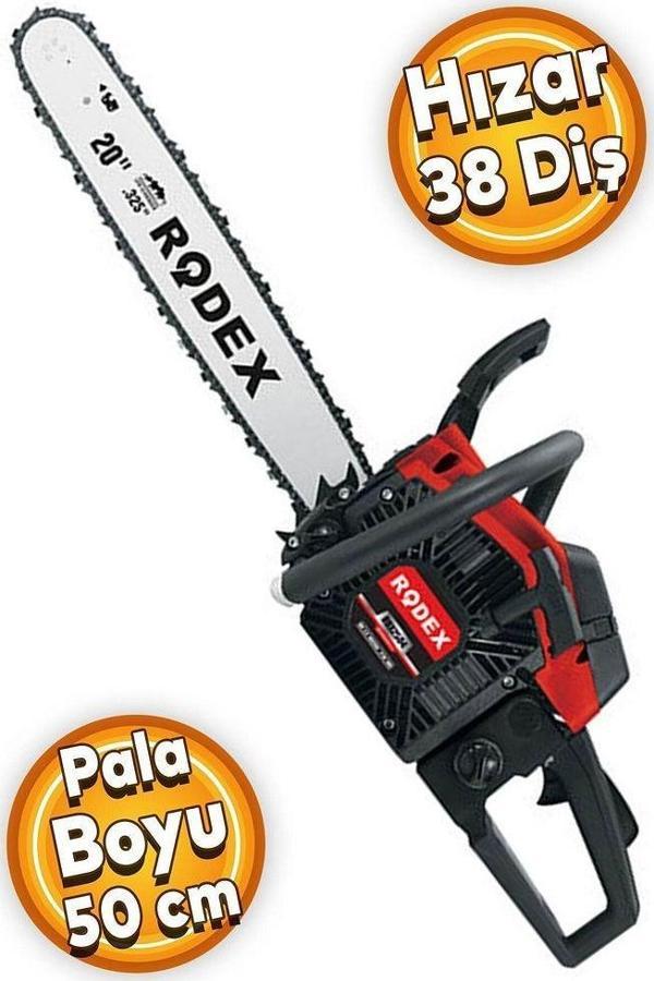 Rdx2504 Benzinli Hızar Ağaç Kesme Motoru 50 cm 38 Diş - Image 1