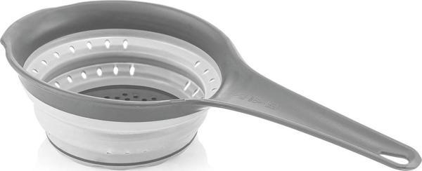 Qlüx İdeas Katlanabilir Saplı Süzgeç Gri 31cm - Image 1
