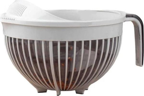 Qlüx İdeas Qmix Pirinç Süzgeci Fil Dişi 3000ml 22cm - Image 1