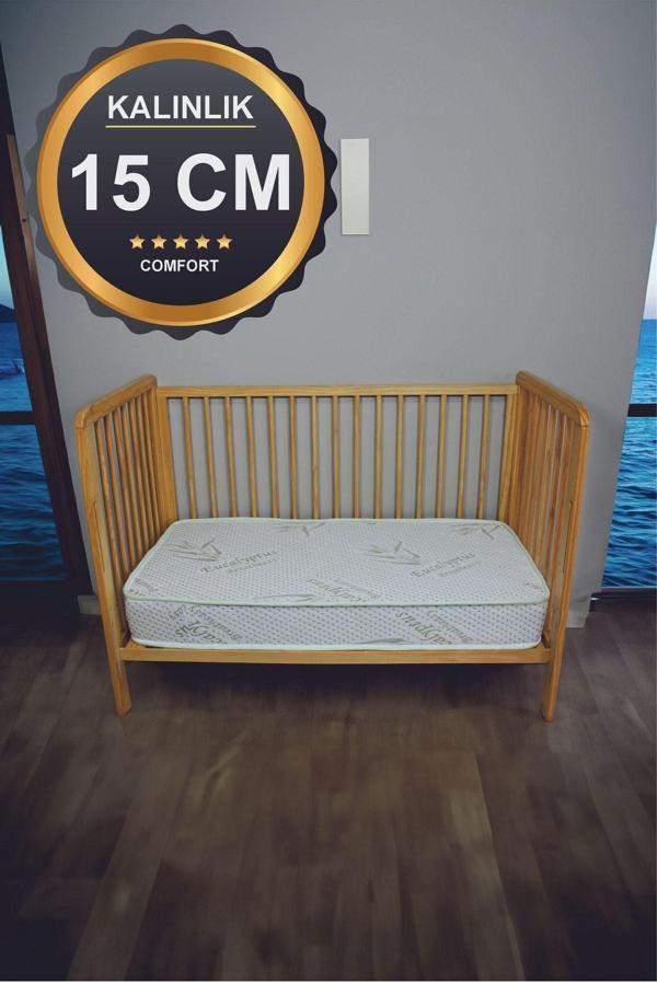 Mega Life Cocuk Ve Bebek Yatak Sünger Lüx Bebek Yatağı Full Ortopedik Anne Yanı Park Yatak Megalife15 - Image 1