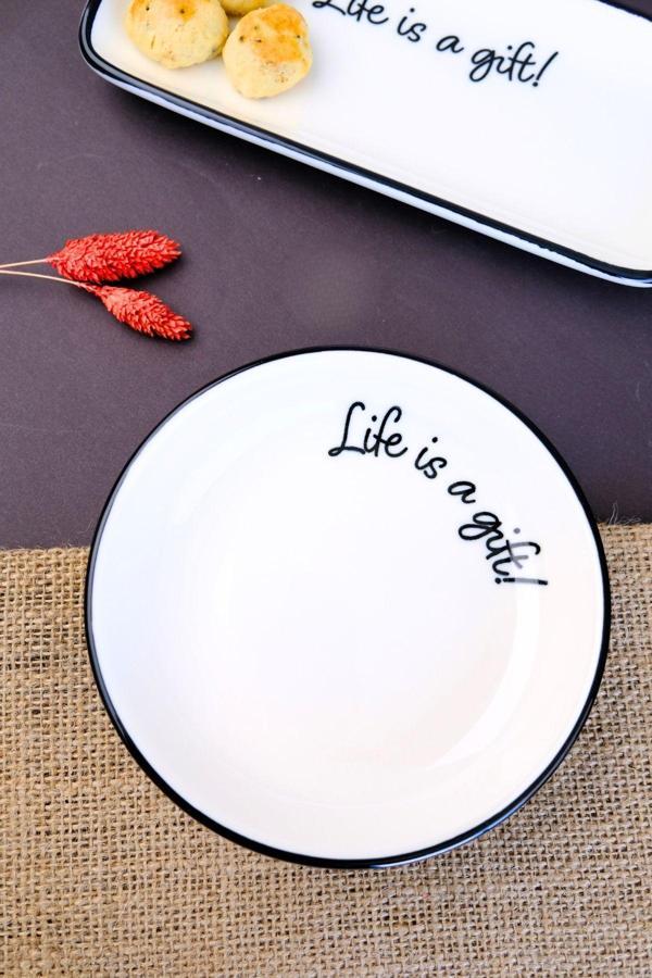 Tabak Evi Motto Gift Tabak 240cc Tekli 15x15x2cm - Image 1